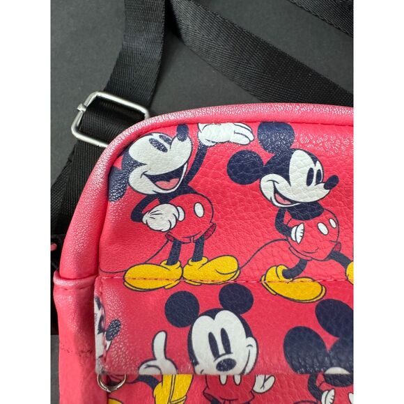 BUCKLE DOWN DISNEY Mickey Mouse ROSE PINK CROSSBODY WALLET SHOULDER BAG - Picture 11 of 15